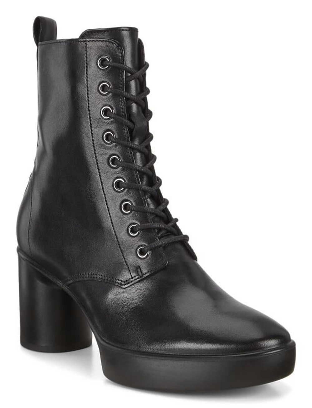 ECCO Womens Boots Black - Shape Sculpted Motion 55 Lace-Up - PMY-694285